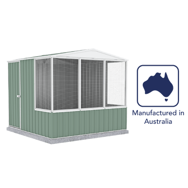 Absco Chicken Coop 2.26mW x 2.22mD x 2.00mH - Shed City